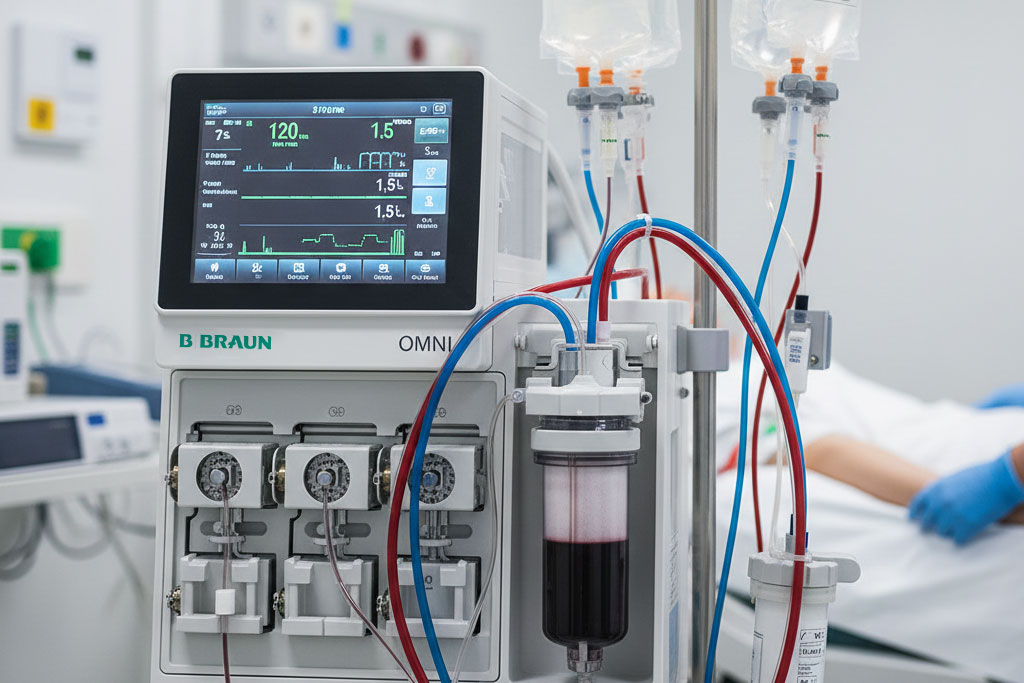 معرفی دستگاه crrt بی براون